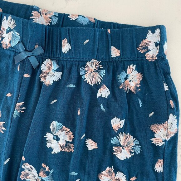 la Vie en Rose 2 Piece Pajama Set Rayon Blend Blue White Grey Peach Sz S & XS - Picture 11 of 13